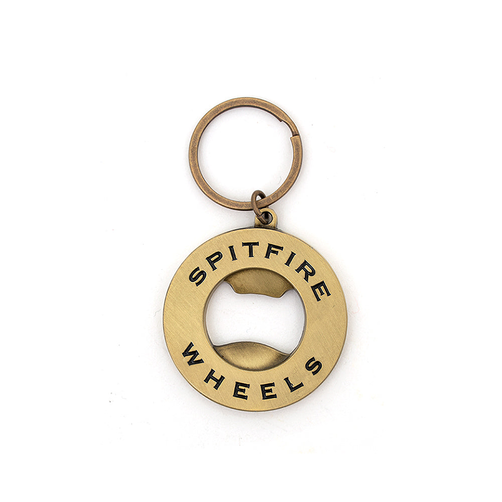 Spitfire Classic Swirl Bottle Opener Keychain