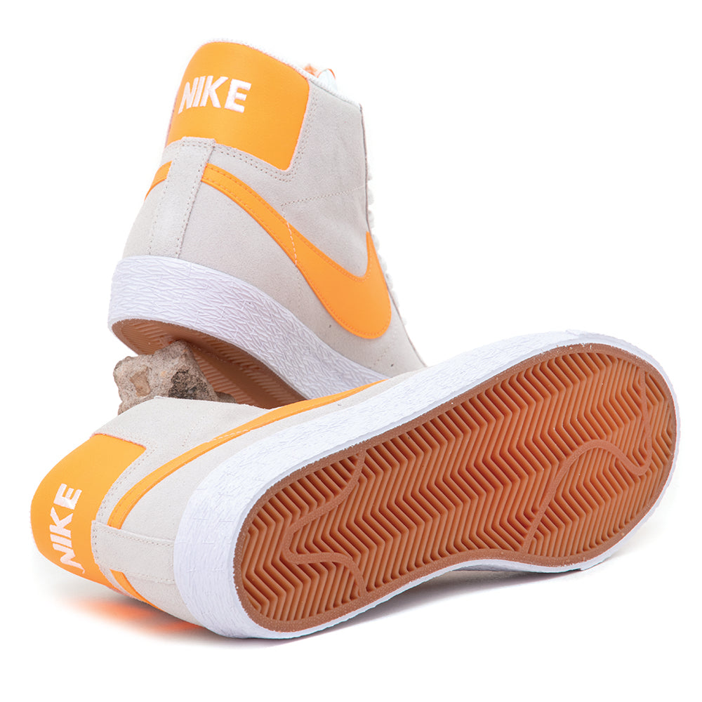 Zoom Blazer Mid (Summit White / Laser Orange) (S)