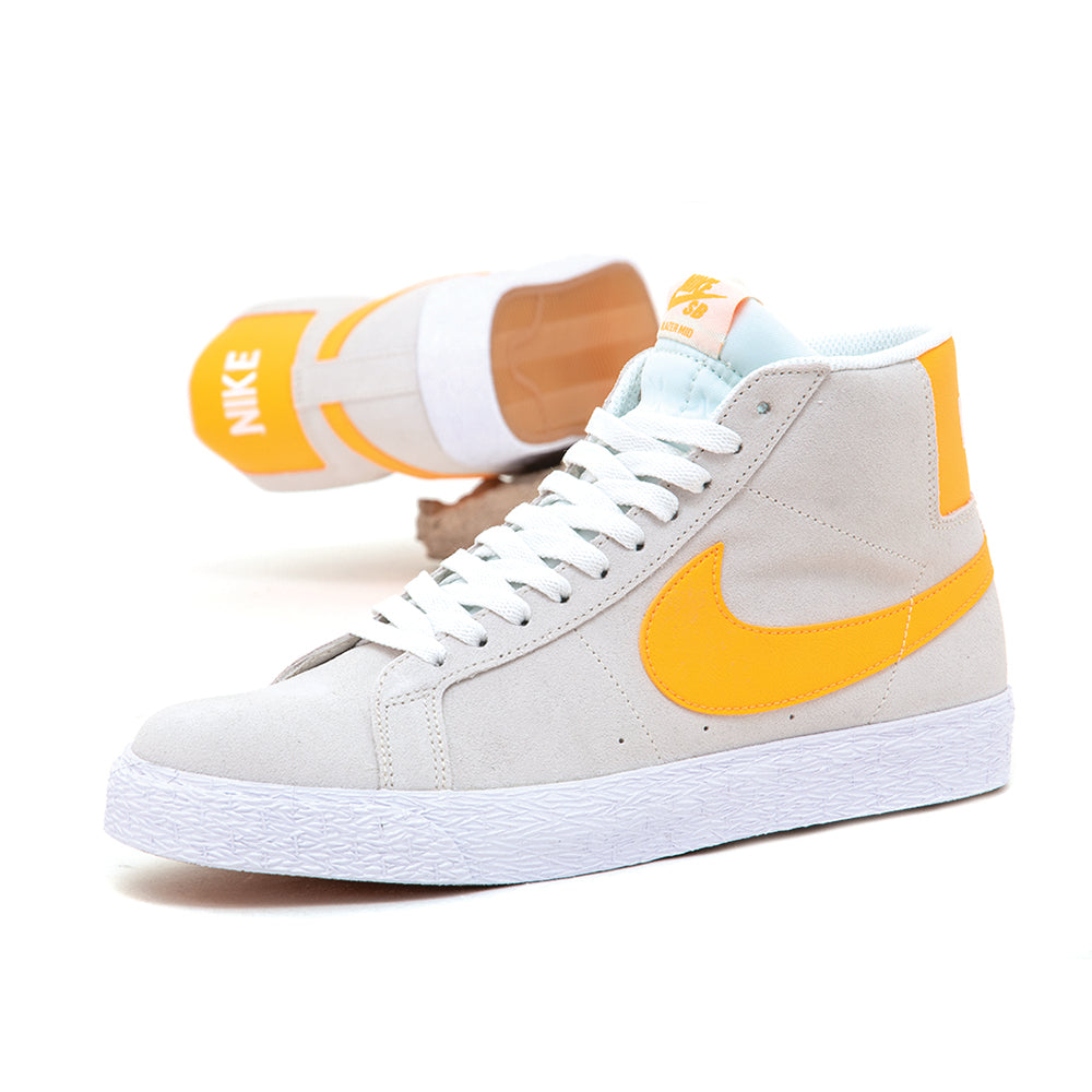 Zoom Blazer Mid (Summit White / Laser Orange) (S)