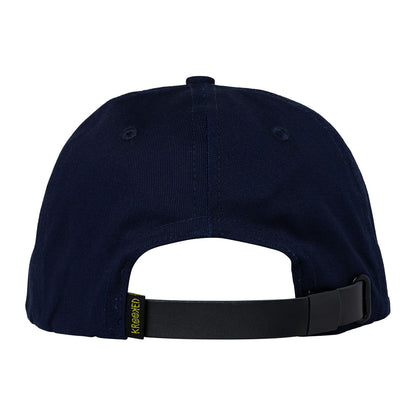 Adj. Eyes 6 Panel Strapback Hat (Navy / Green)