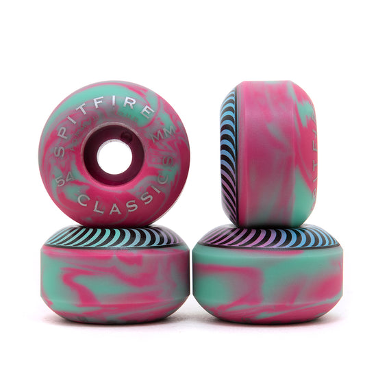 54mm Formula Four Classic - Pink Teal Swirl (99 Duro)