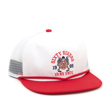 Sixty Sixers Strapback Trucker Hat (Racing Red / White) VBU