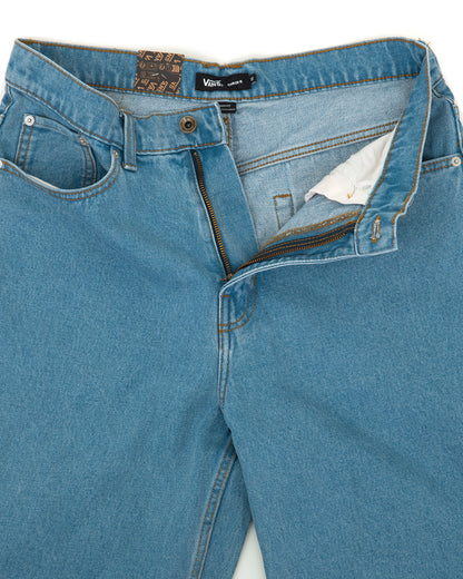 Check-5 Baggy Denim Shorts (Stone Wash / Blue) VBU