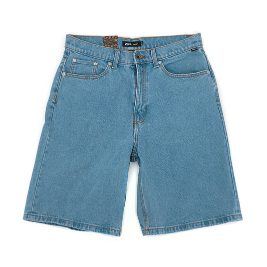 Check-5 Baggy Denim Shorts (Stone Wash / Blue) VBU