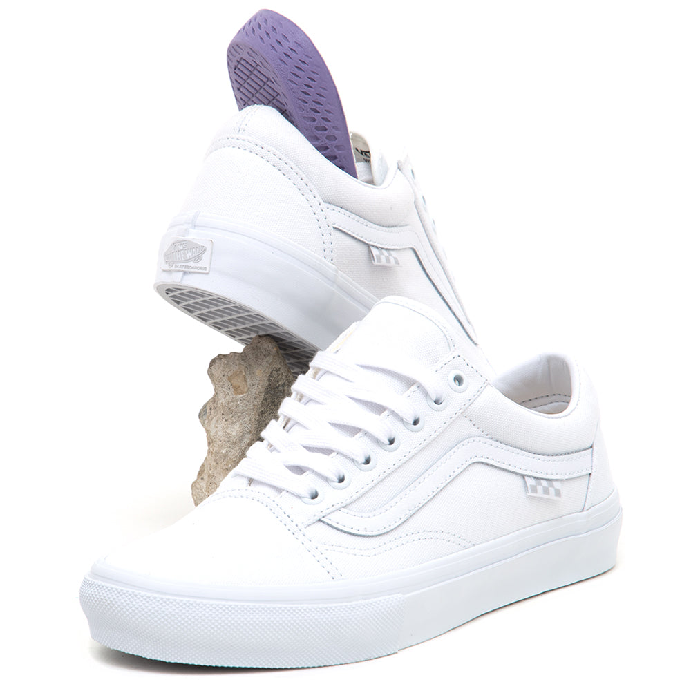 Skate Old Skool (Canvas True White) VBU