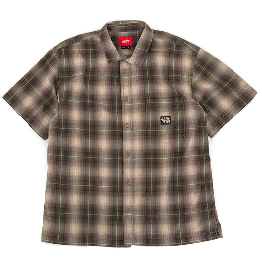 Skate Plaid S/S Woven Shirt (Walnut) VBU