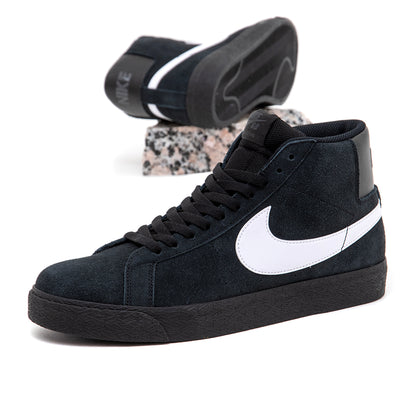 Zoom Blazer Mid (Black / White - Black - Black)