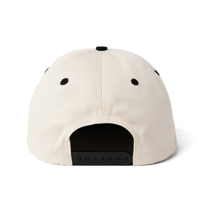 Journalist Snapback Cap (Cream / Black)