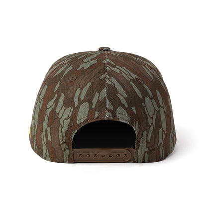 Racer Snapback Cap (Bark Camo)