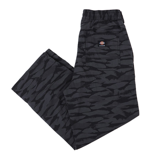 Skateboarding Printed Mount Vista Chef Pants (Black Tonal / Concrete Camo)