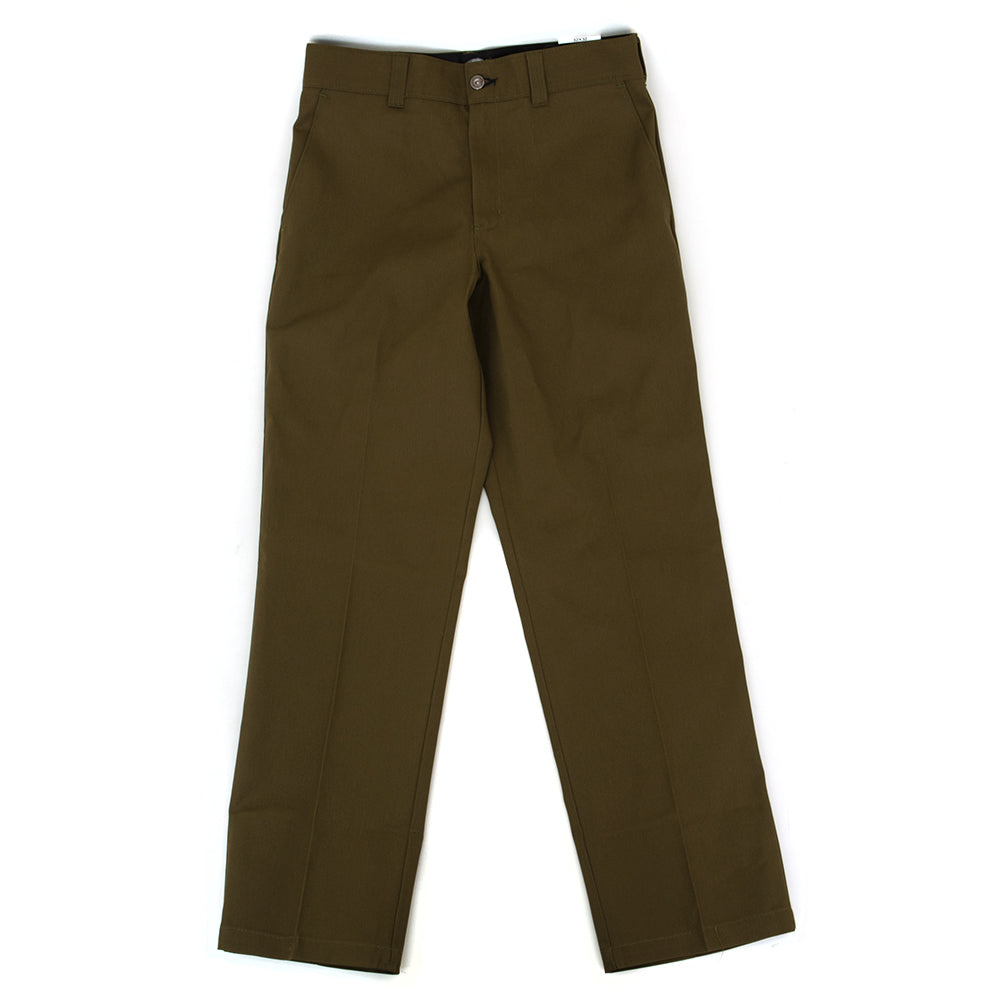 Regular Fit Twill Pant (Dark Olive) (S)