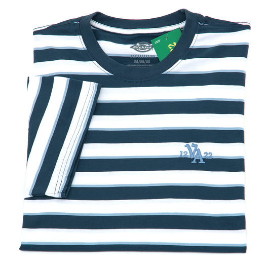 Vincent Alvarez Striped T-Shirt (Airforce Blue Stripe) (S)