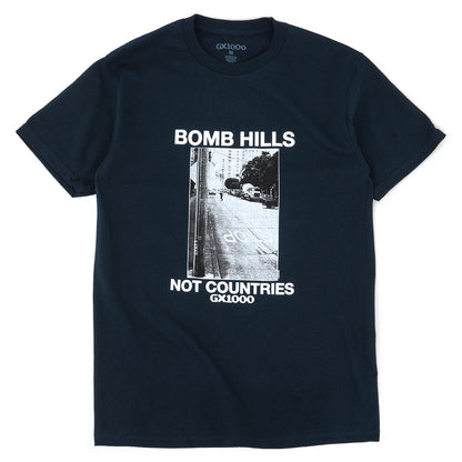 Bomb Hills Not Countries T-Shirt (Navy) (S)