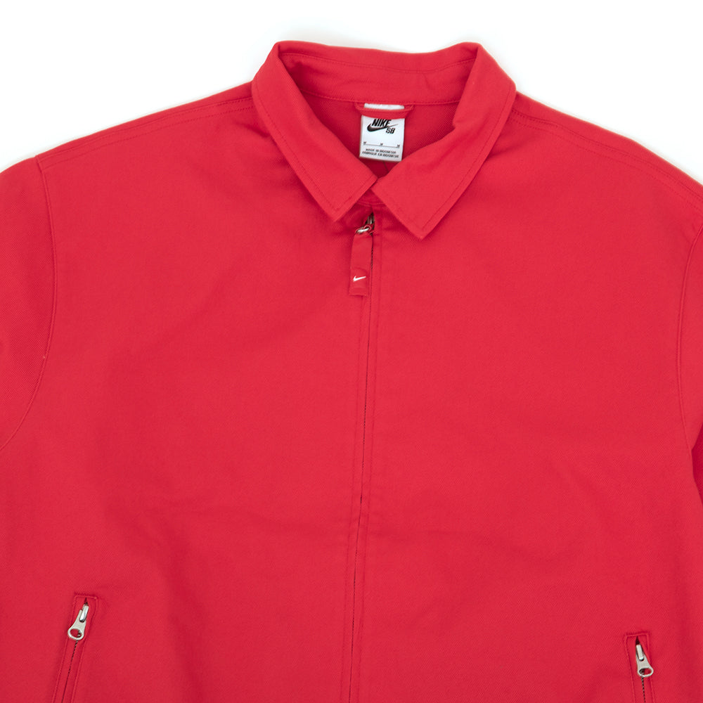 Woven Twill Premium Jacket (University Red) (S)