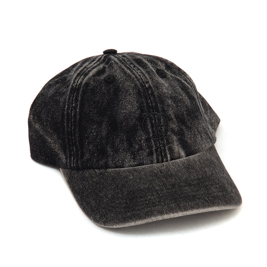 Stroke Logo Denim Cap (Dark Acid Black)
