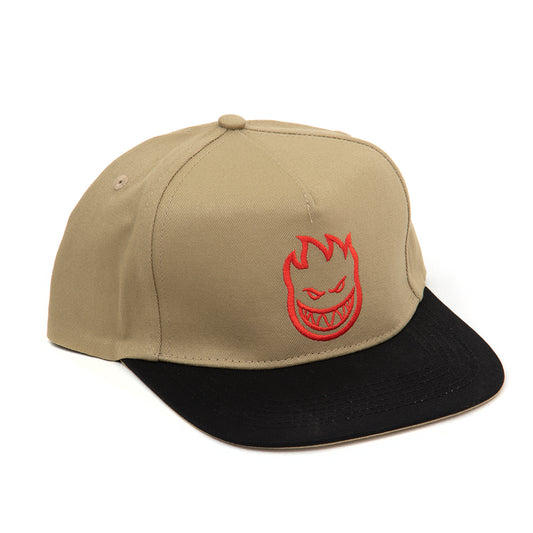 Bighead Adj. Snapback Hat (Tan / Red)
