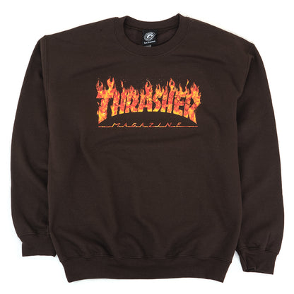 Inferno Crewneck Sweatshirt (Chocolate)