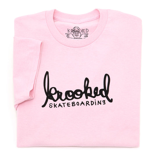 Skript S/S T-Shirt (Lt. Pink / Black) (S)