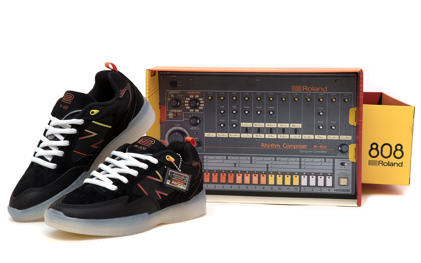 Tiago Lemos 808 Lite x Roland (Black / Orange / Ice) (S)