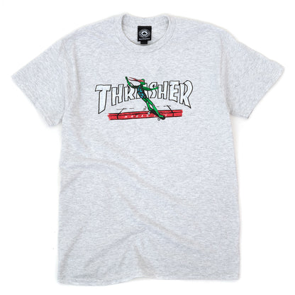 Red Curb by LSD Worldpeace T-Shirt (Ash Grey)