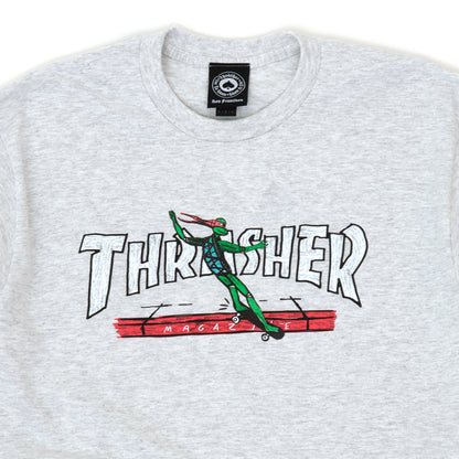 Red Curb by LSD Worldpeace T-Shirt (Ash Grey)