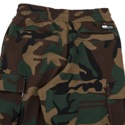 O.G.S. Fleece Cargo Pants (Woodland Camo) (S)
