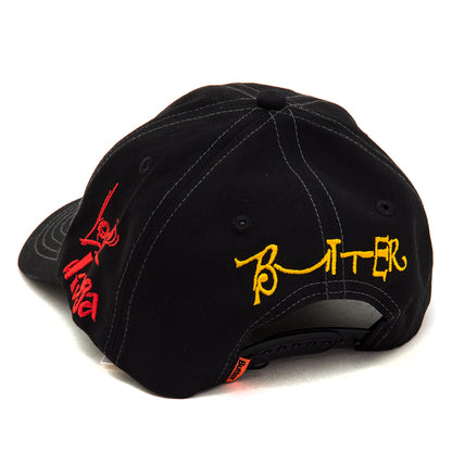 Alias 6-Panel Snapback Hat (Black)