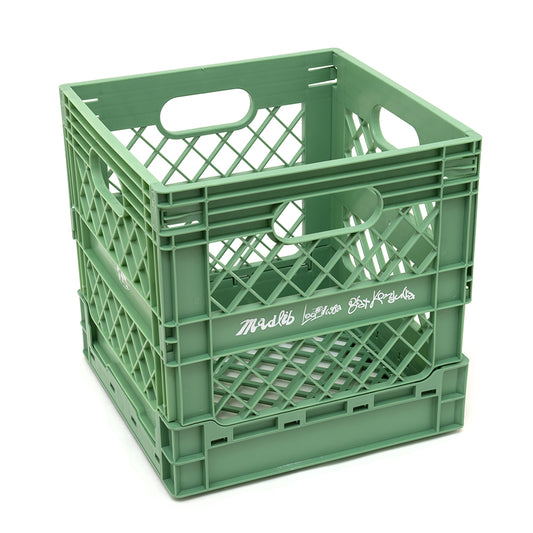 Collapsible Record Crate (Sage)
