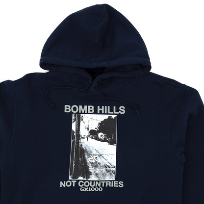 Bomb Hills Not Countries Hooded Sweatshirt (Navy)