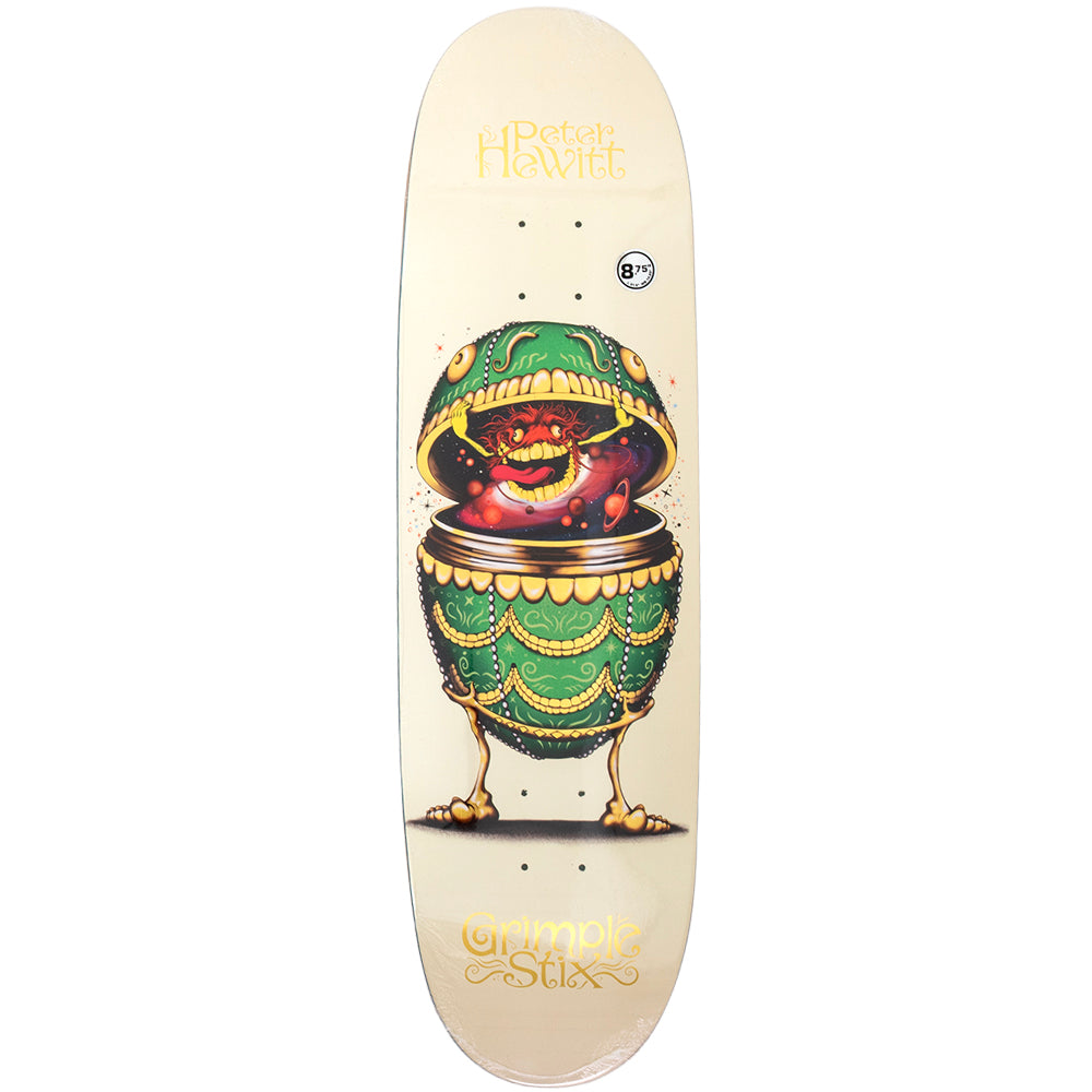 Hewitt Grimple Stix Fabrage Deck Shaped Deck (8.75)