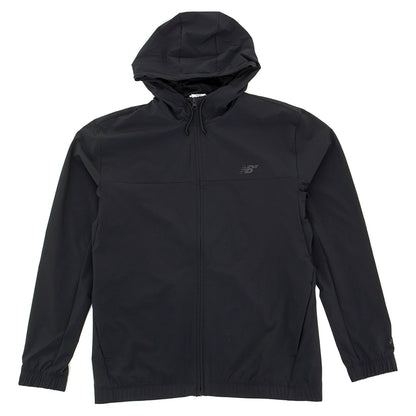 Numeric Woven Full Zip Jacket (Black)
