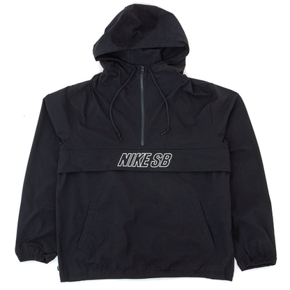 Anorak Skate Jacket (Black / White)