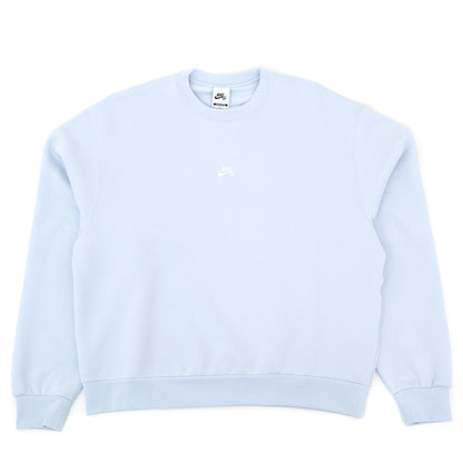 Essential Logo Crewneck Sweatshirt (Football Grey / White) (S)