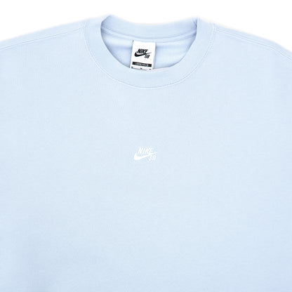 Essential Logo Crewneck Sweatshirt (Football Grey / White) (S)