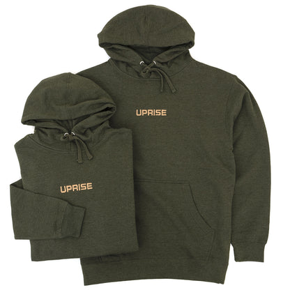 Euro Stretch Midweight Hoody (Army Heather)