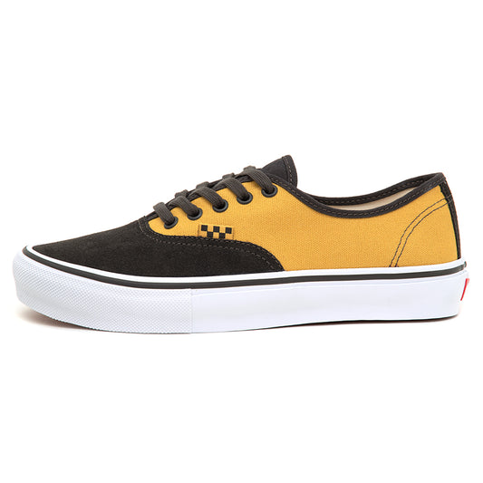 Skate Authentic (Fade Black / Mustard Yellow) VBU