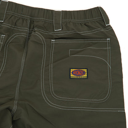 Double Knee Shorts (Olive) (S)