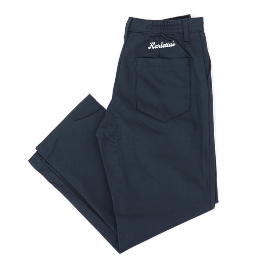 Karletta's Pants (Navy Herringbone)