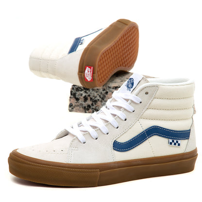 Skate Sk8-Hi (Marshmallow / Blue / Gum) VBU
