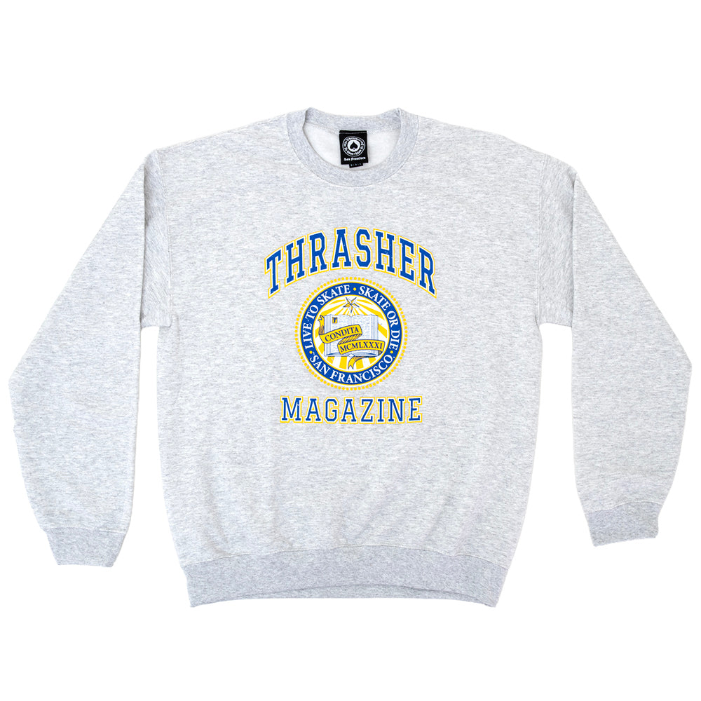 Dropout Crewneck Sweatshirt (Ash Grey)
