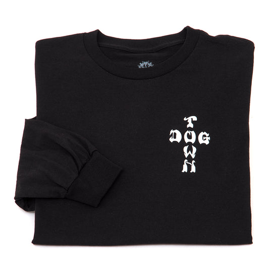 Cross Logo Longsleeve T-Shirt (Black)