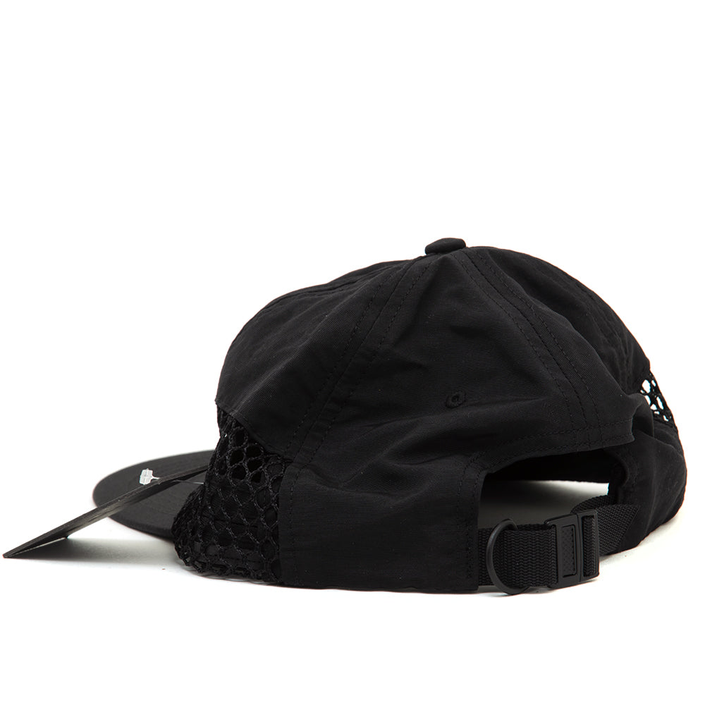 Heatsink 6 Panel Polo Strapback Hat (Black)