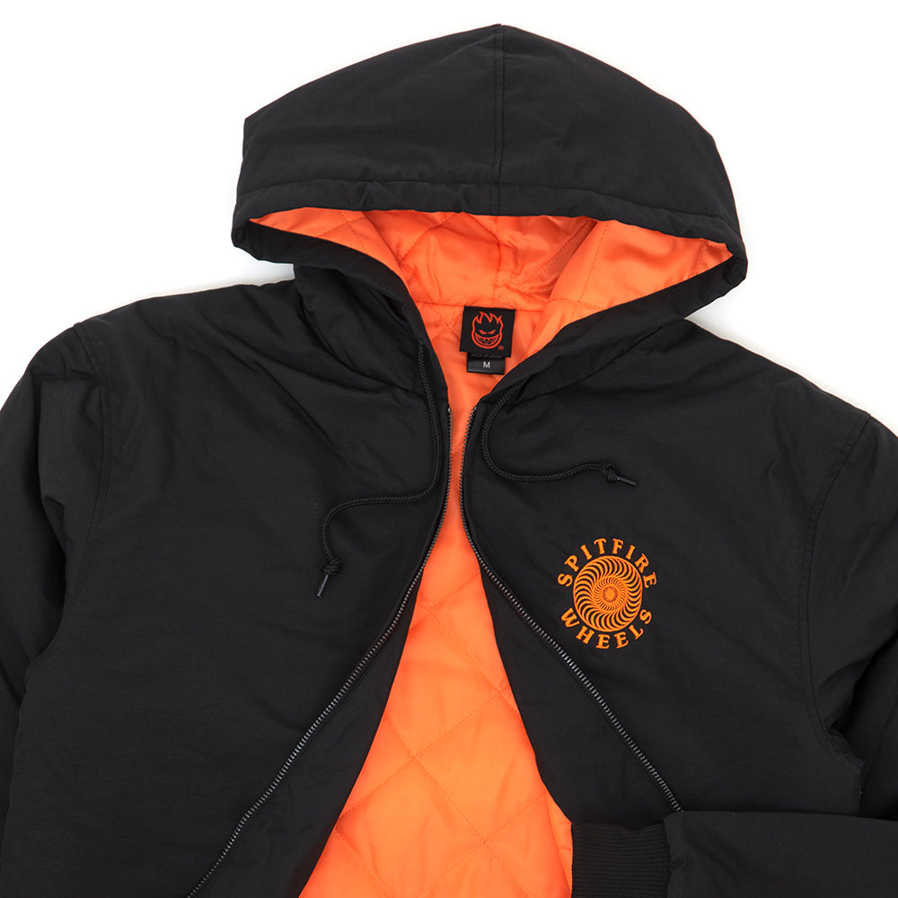OG Classic Nylon Hooded Jacket (Black / Orange)