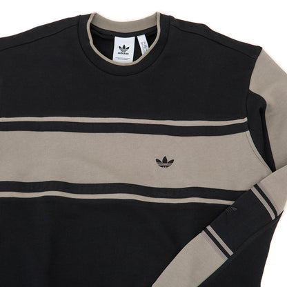 Skateboarding Classic Crewneck Sweater (Black/Putty Beige)