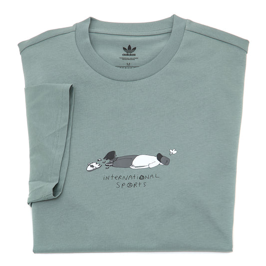 Henry Jones Defeat T-Shirt (Silver Green)
