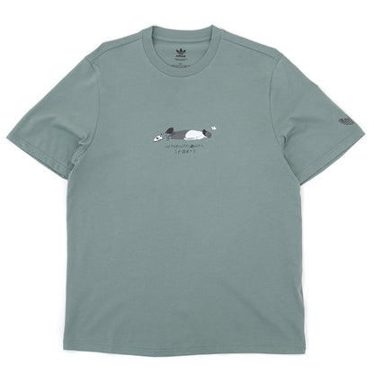 Henry Jones Defeat T-Shirt (Silver Green)