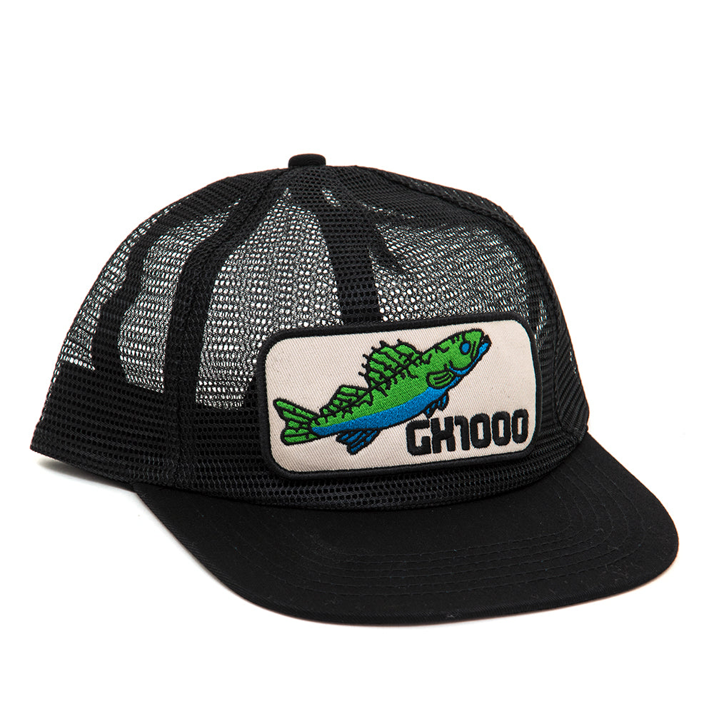 Walleye Snapback Hat (Black)