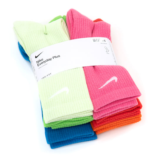 Everyday Plus Cushioned Crew Sock 6 Pack (Multi Color)