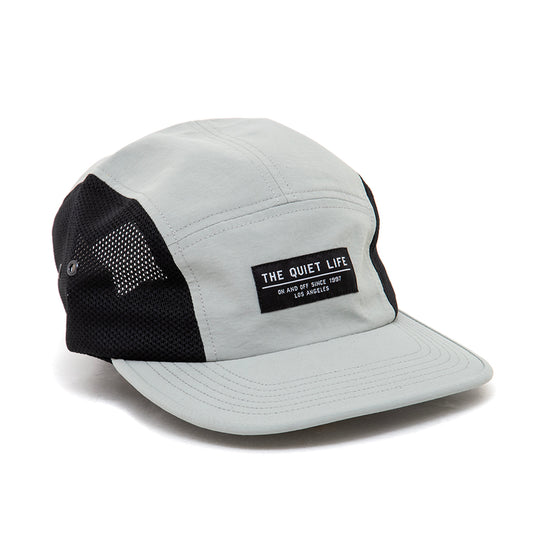 Runner 5 Panel Camper Hat (Grey / Black)