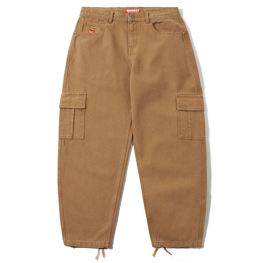 Santosuosso Duck Canvas Denim Jeans (Brown)